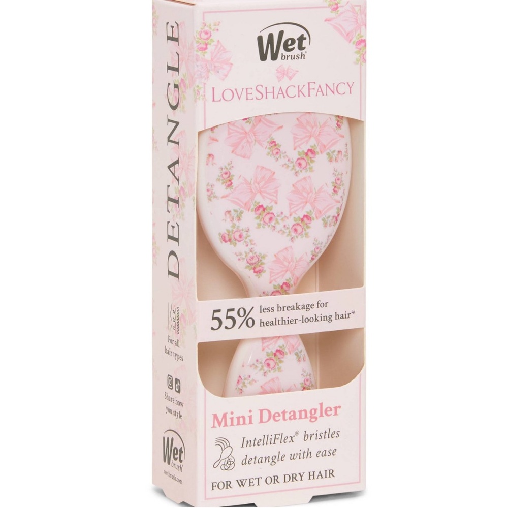 Wet Brush LoveShackFancy Mini Detangler Rosa Beaux